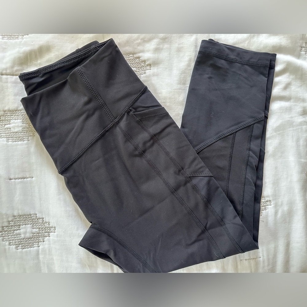 Lululemon Cropped Black Leggings, sz 8